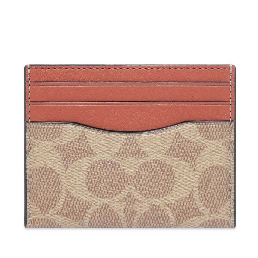 Accessories * | Coach Signature Card Holder