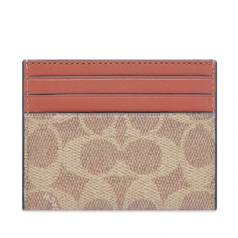 Accessories * | Coach Signature Card Holder