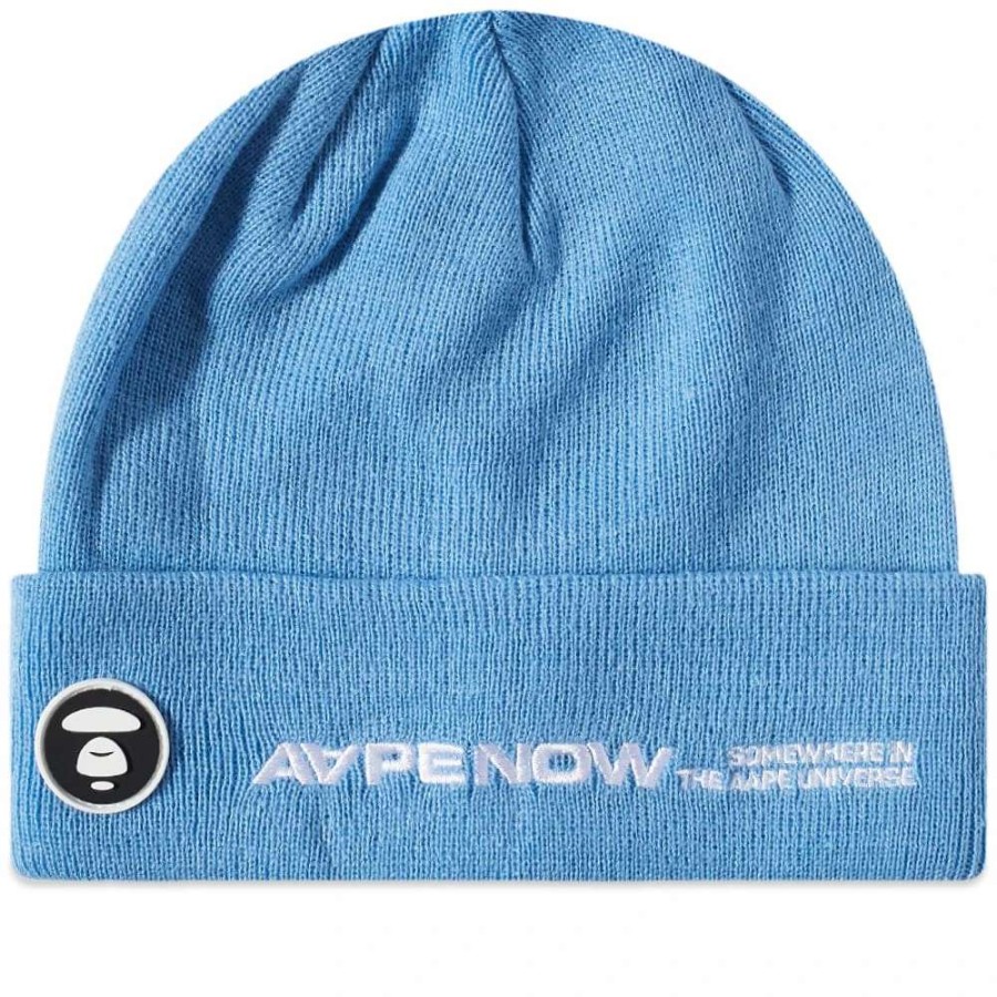 Accessories * | Aape By A Bathing Ape Aape Logo Beanie