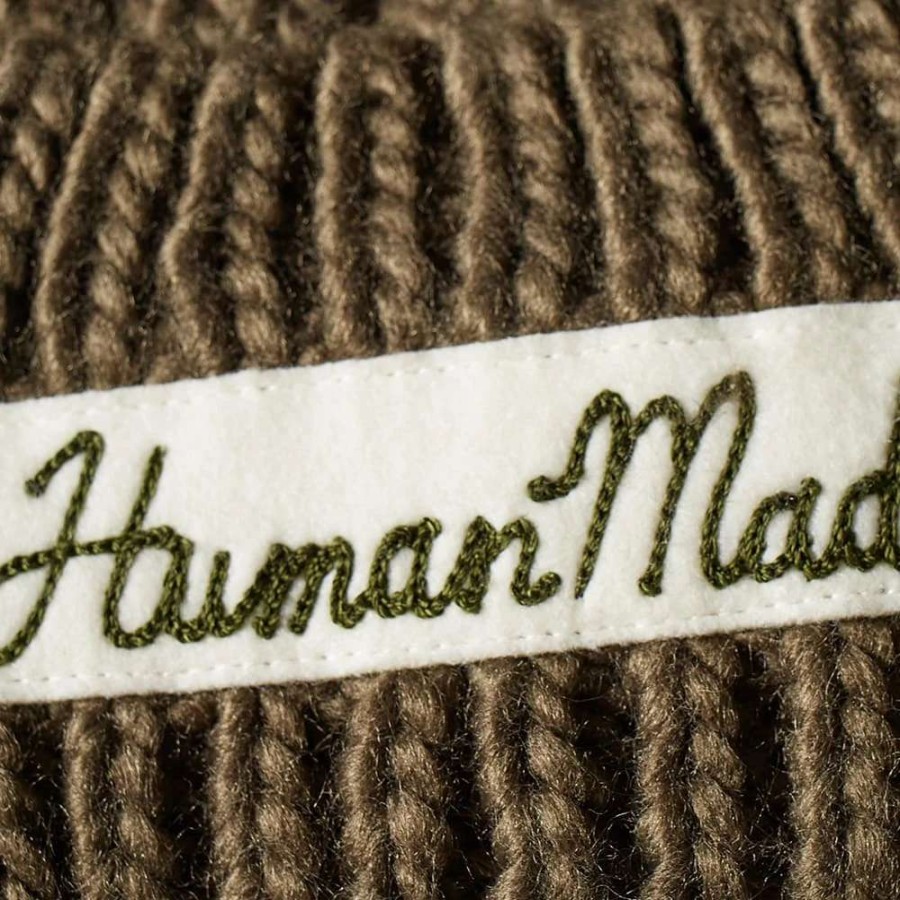 Accessories * | Human Made Cable Pop Beanie