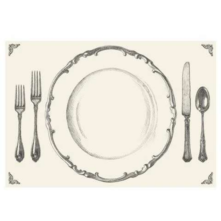 Table Accessories * | Hester & Cook Placemats Perfect Setting Set 24Pce