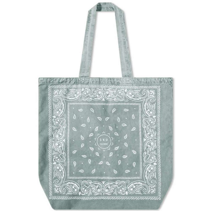 Accessories * | Save Khaki Bandana Print Tote Bag