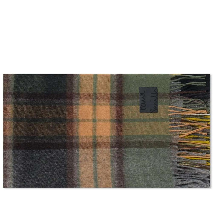 Accessories * | Paul Smith Spectral Check Scarf