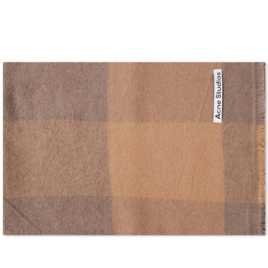 Accessories * | Acne Studios Varity Check Scarf