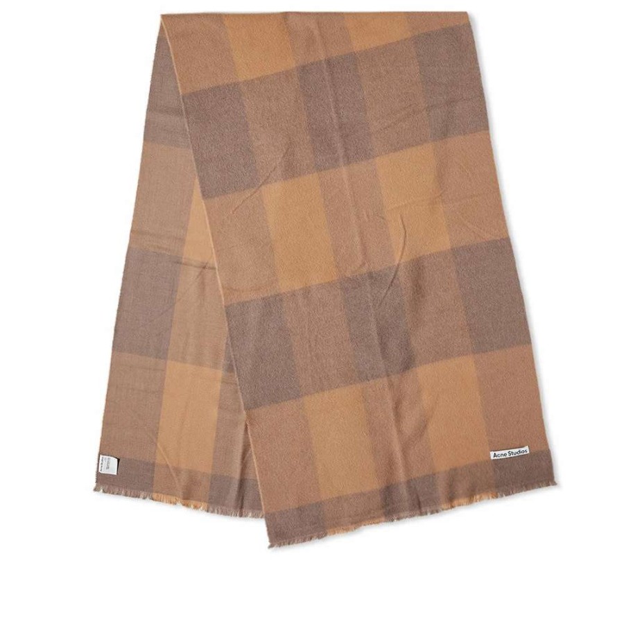 Accessories * | Acne Studios Varity Check Scarf