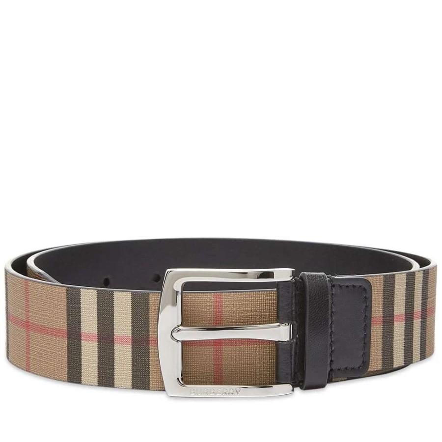 Accessories * | Burberry Check Belt