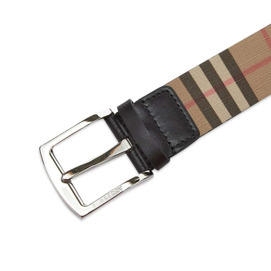 Accessories * | Burberry Check Belt