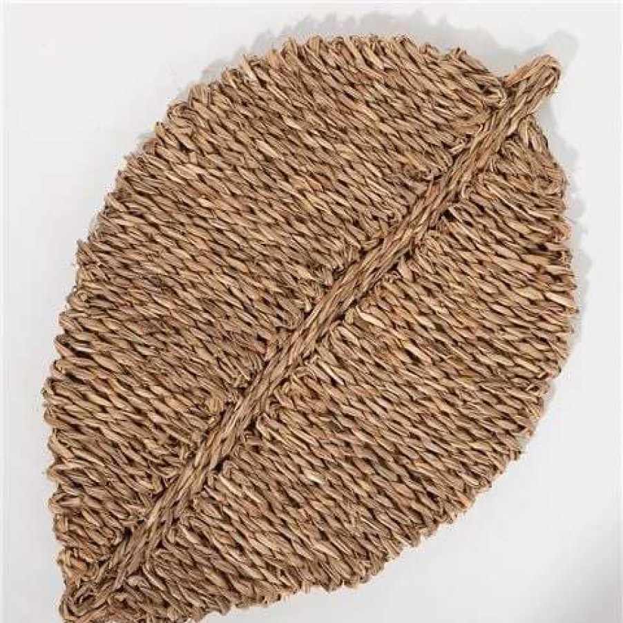 Table Accessories * | Coastal Home Leia Seagrass Placemat Natural 50X34Cm