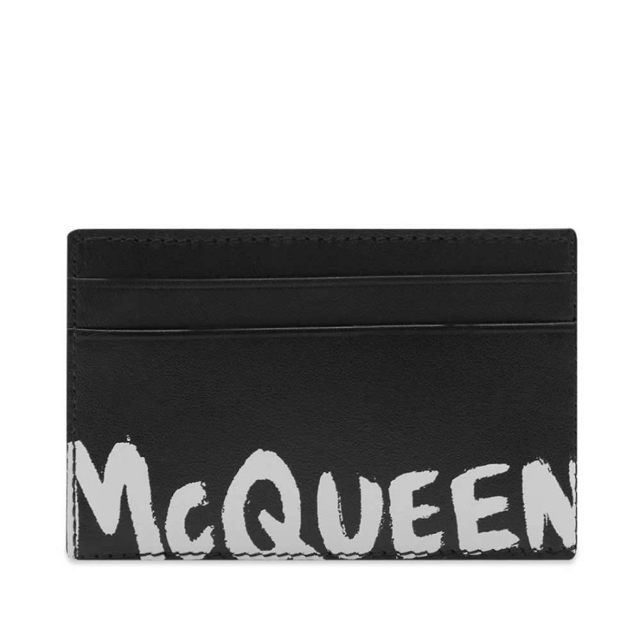 Accessories * | Alexander Mcqueen Graffiti Card Holder