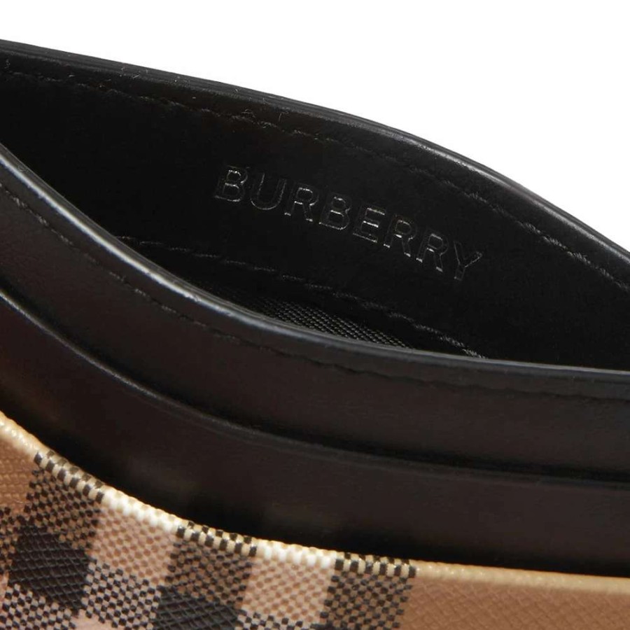 Accessories * | Burberry Sandon Check Card Holder