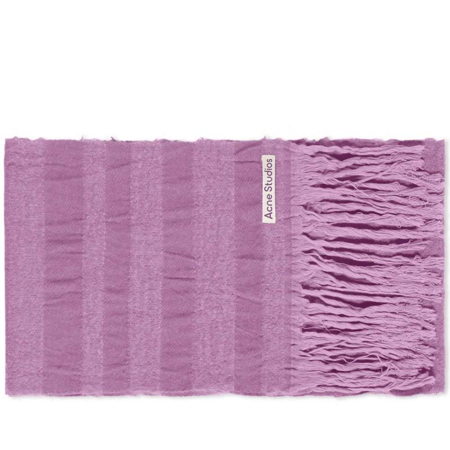 Accessories * | Acne Studios Vaiano Stripe Scarf