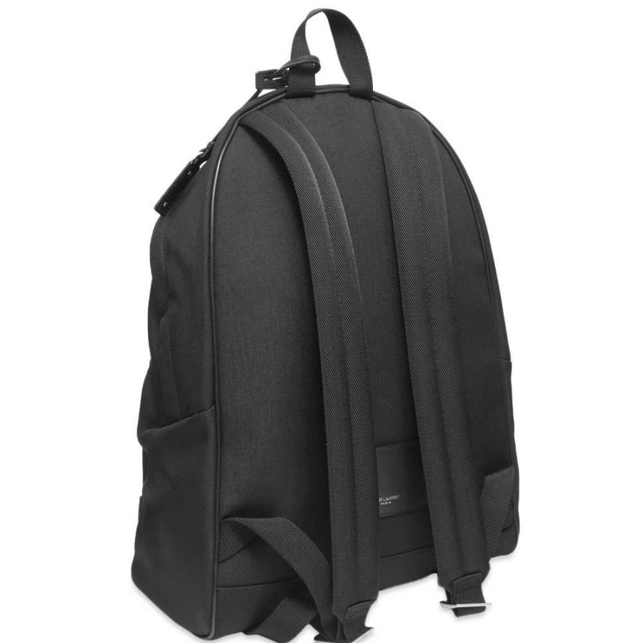 Accessories * | Saint Laurent Canvas City Backpack