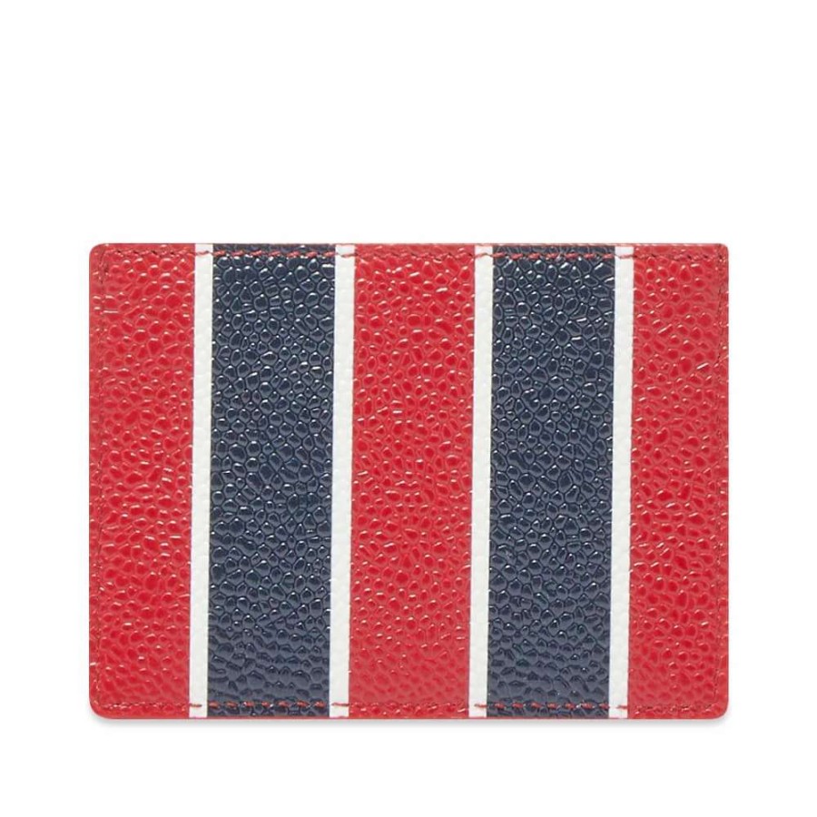 Accessories * | Thom Browne Broad Stripe Card Holder