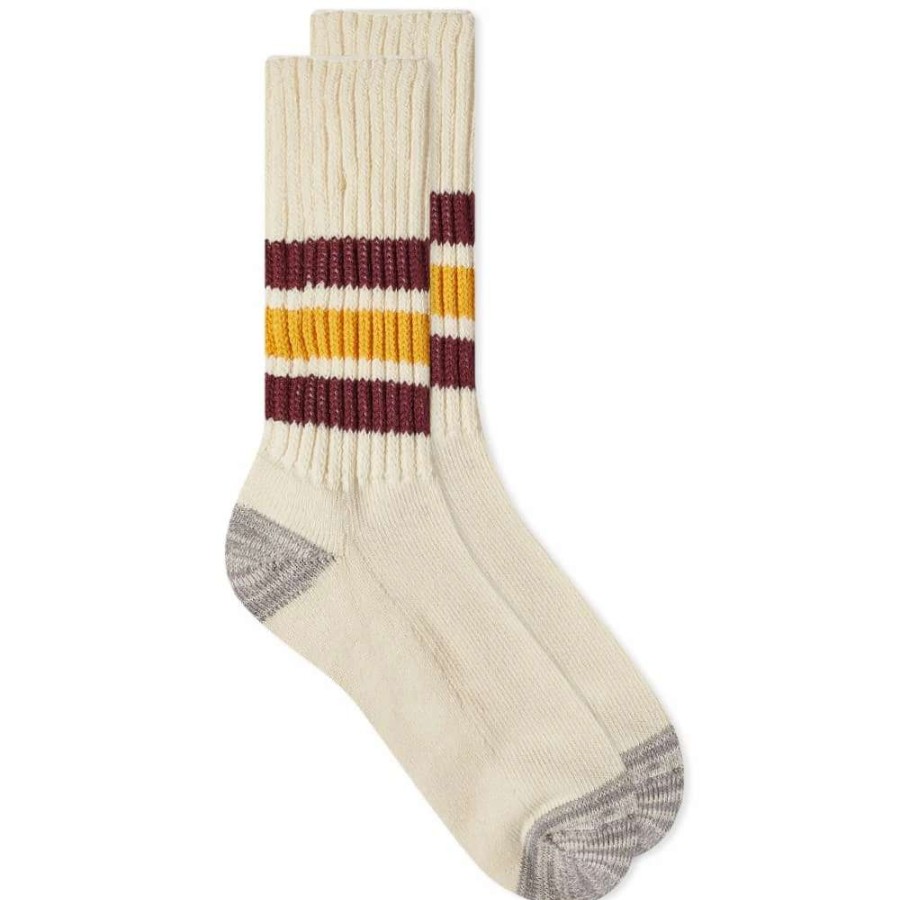 Accessories * | Rototo Coarse Ribbed Old School Crew Socks