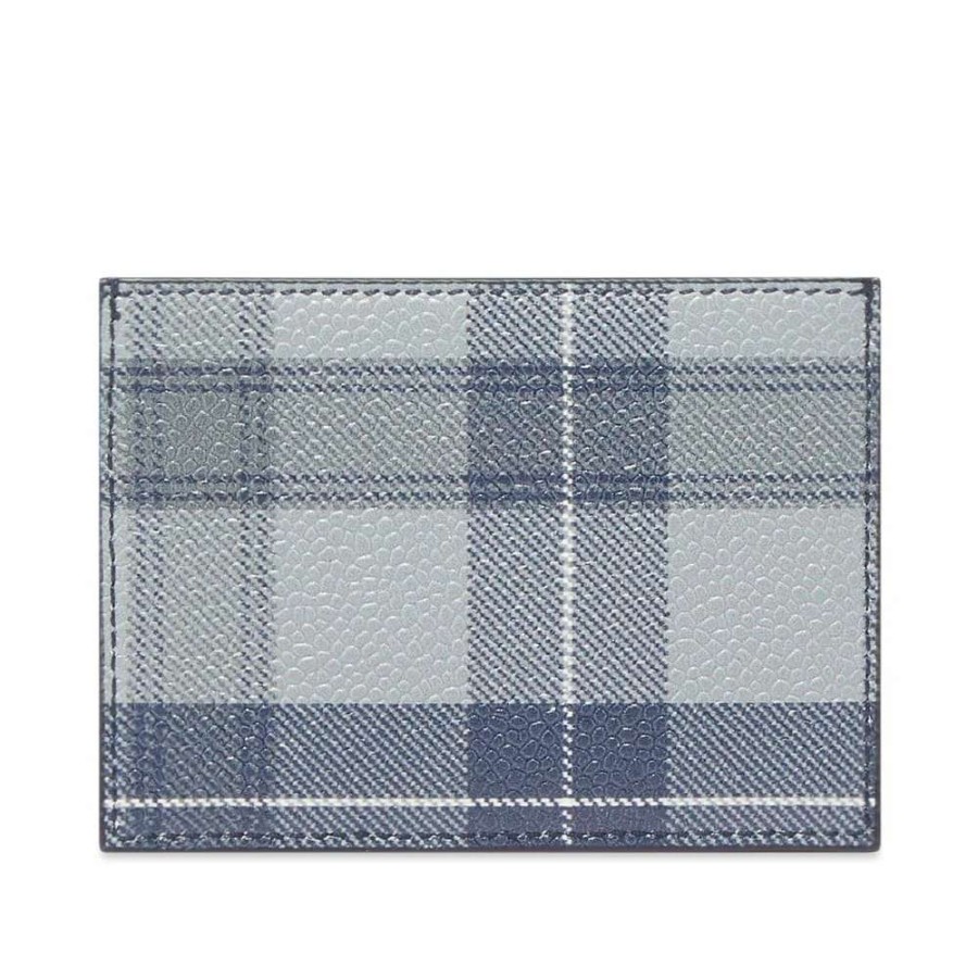 Accessories * | Thom Browne Tartan Card Holder