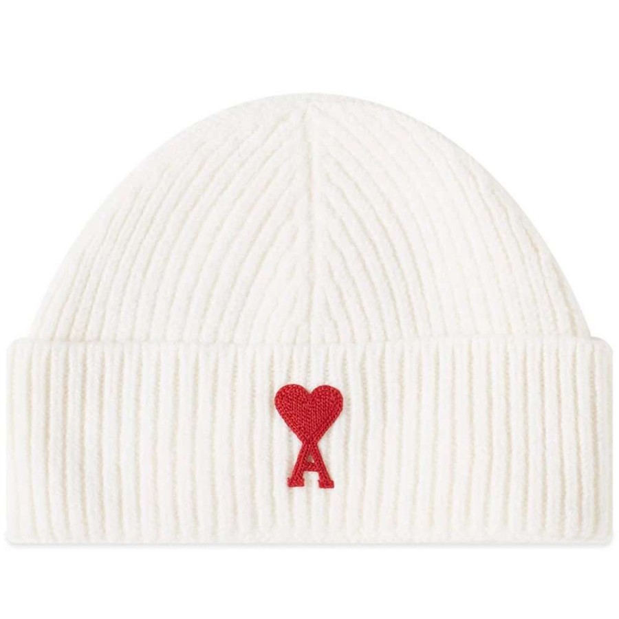 Accessories * | Ami A Heart Logo Beanie