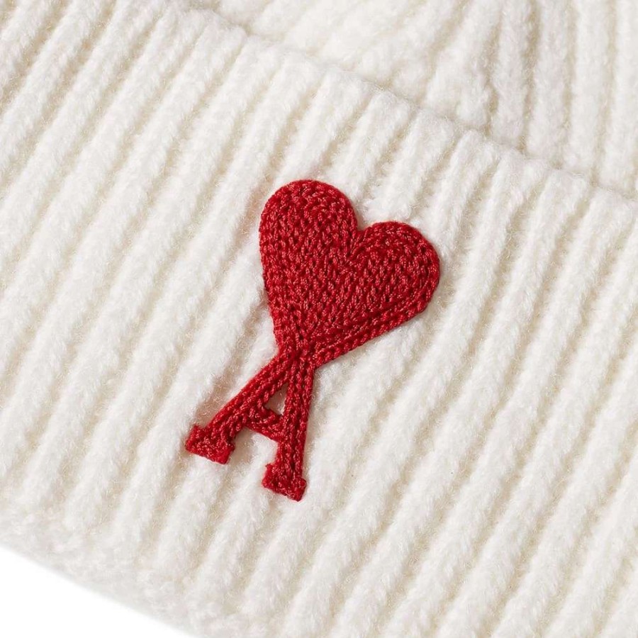 Accessories * | Ami A Heart Logo Beanie