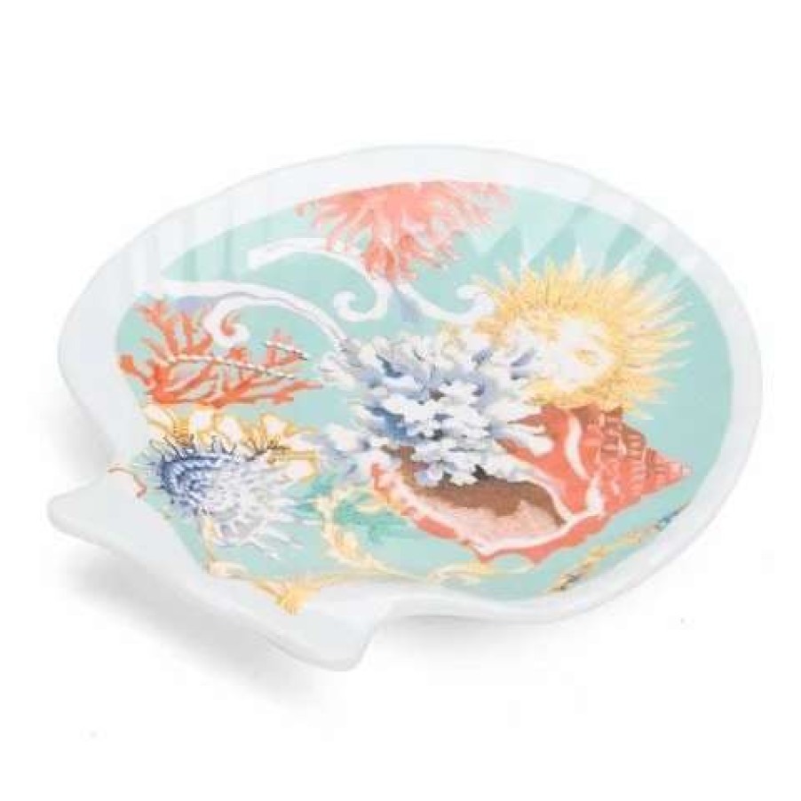 Table Accessories * | Baci Milano Shell Small Plate St Tropez