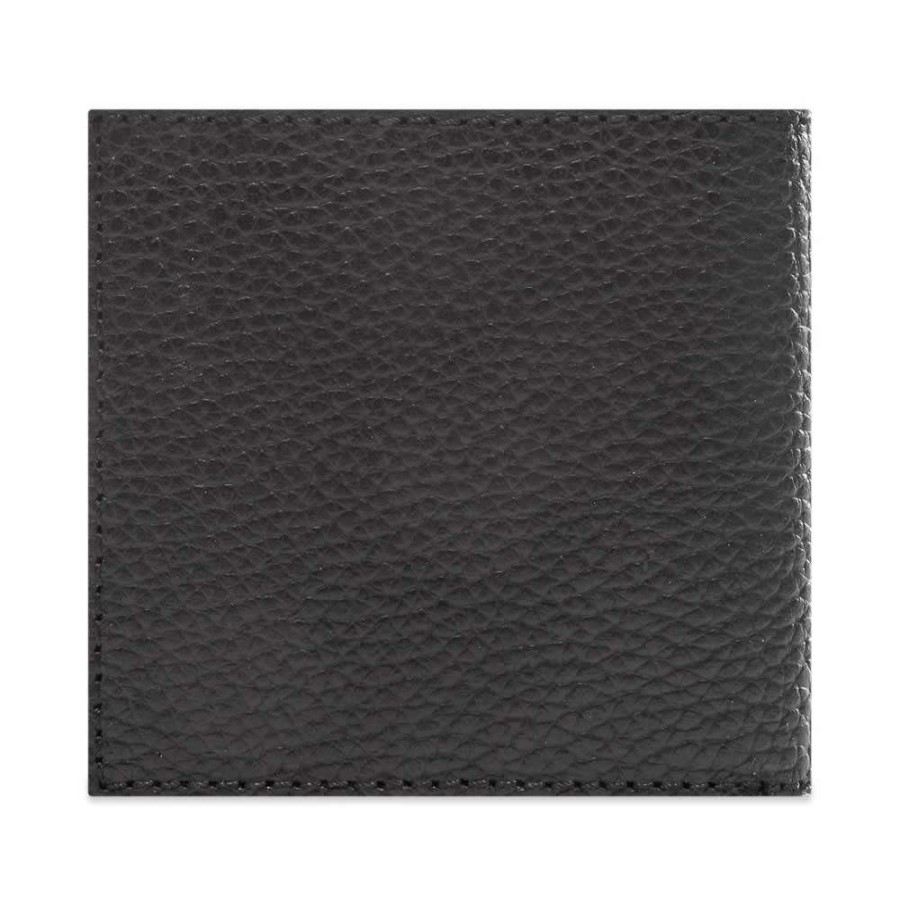 Accessories * | Barbour Grain Leather Billfold Wallet