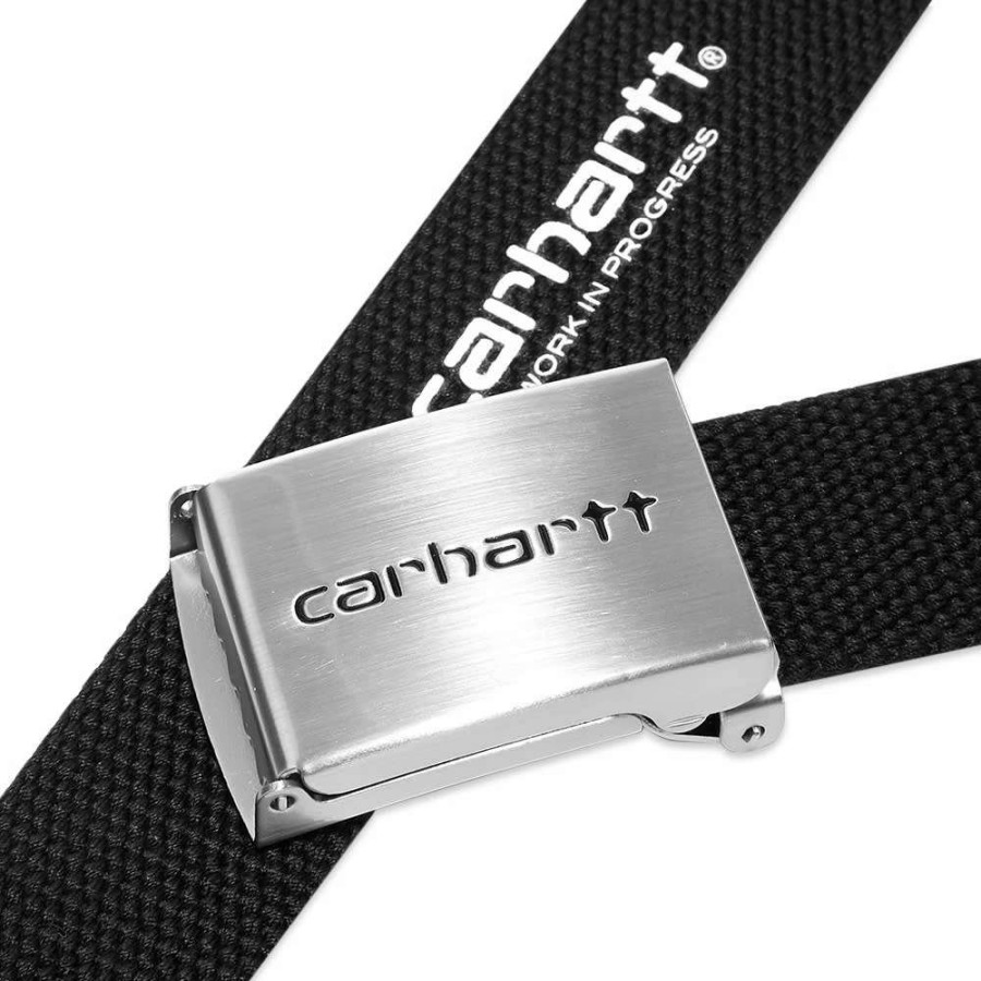 Accessories * | Carhartt Wip Chrome Clip Belt