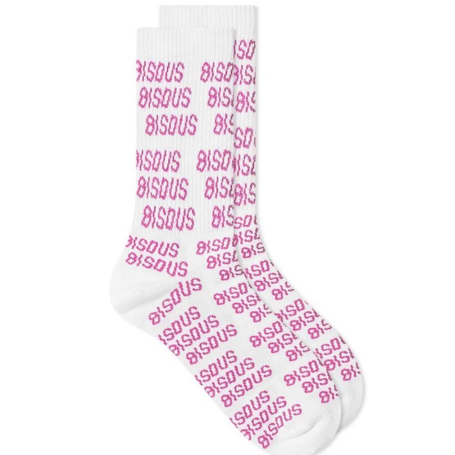 Accessories * | Bisous Skateboards All Over Bisous Socks