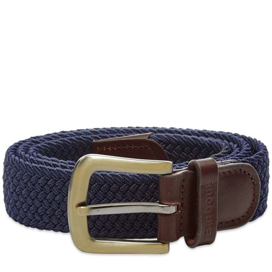 Accessories * | Barbour Stretch Webbing Leather Belt