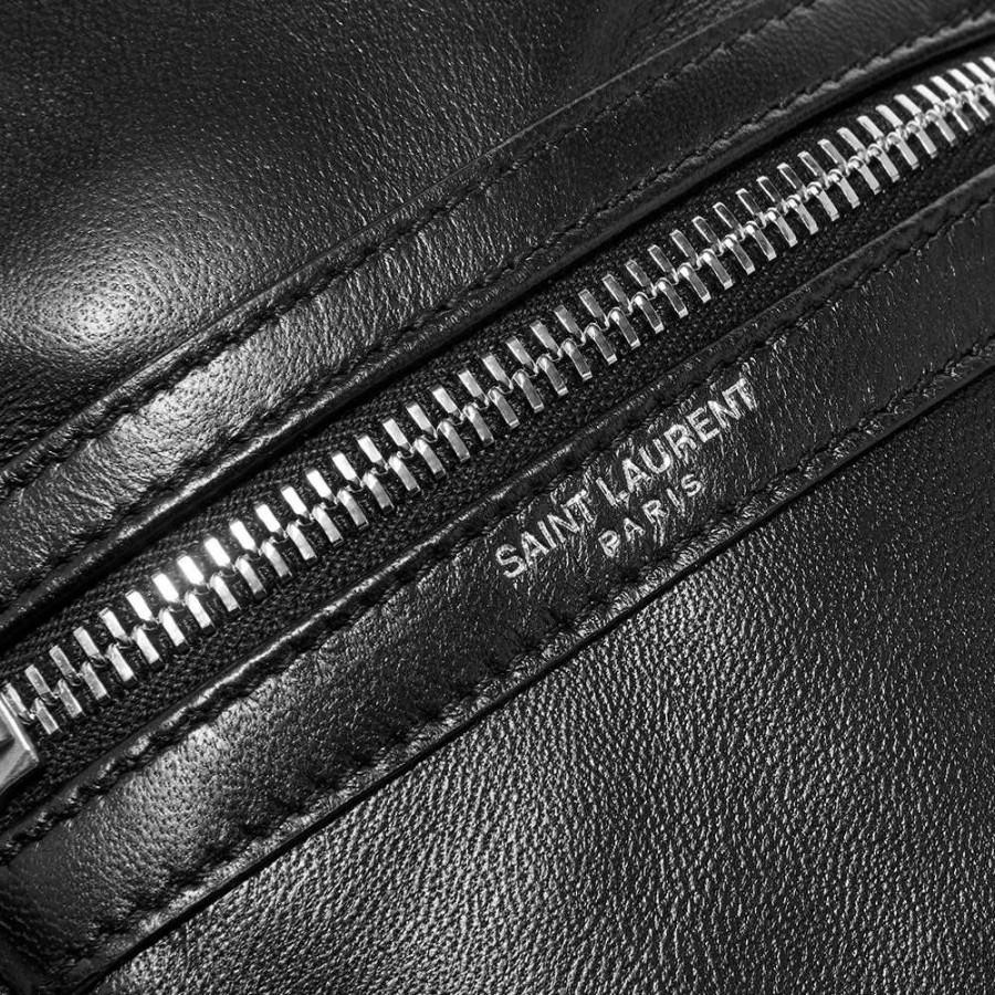 Accessories * | Saint Laurent Leather Neck Bag