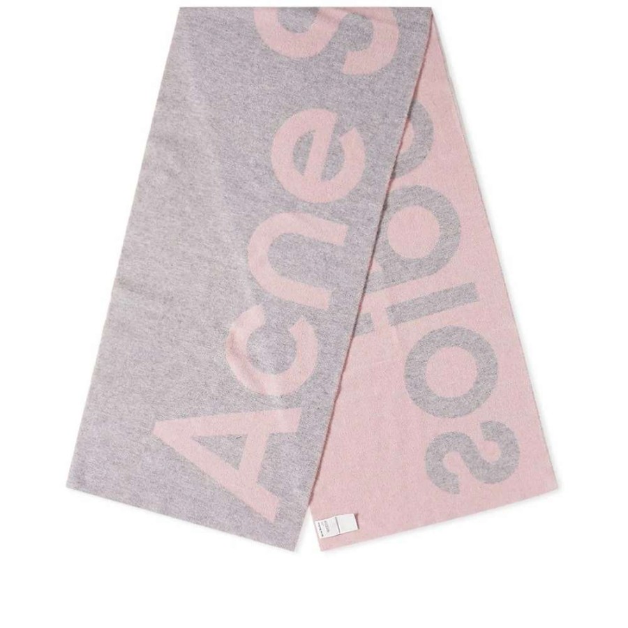 Accessories * | Acne Studios Toronty Logo Scarf