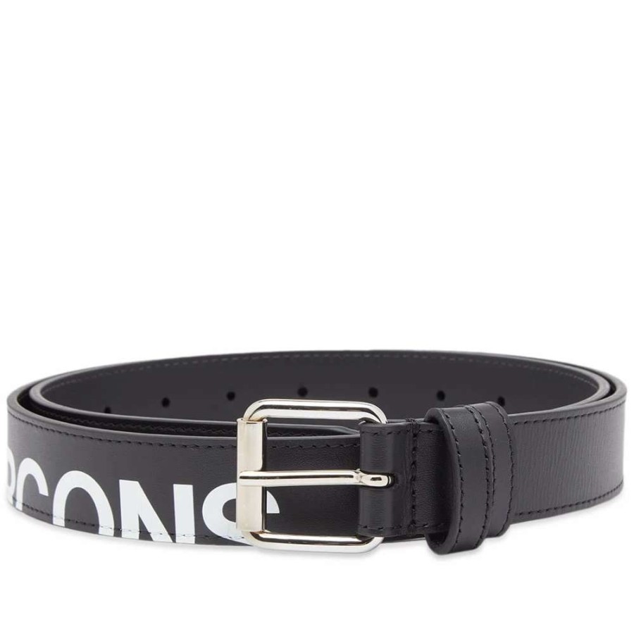 Accessories * | Comme Des Garcons Wallet Comme Des Garcons Huge Logo Belt