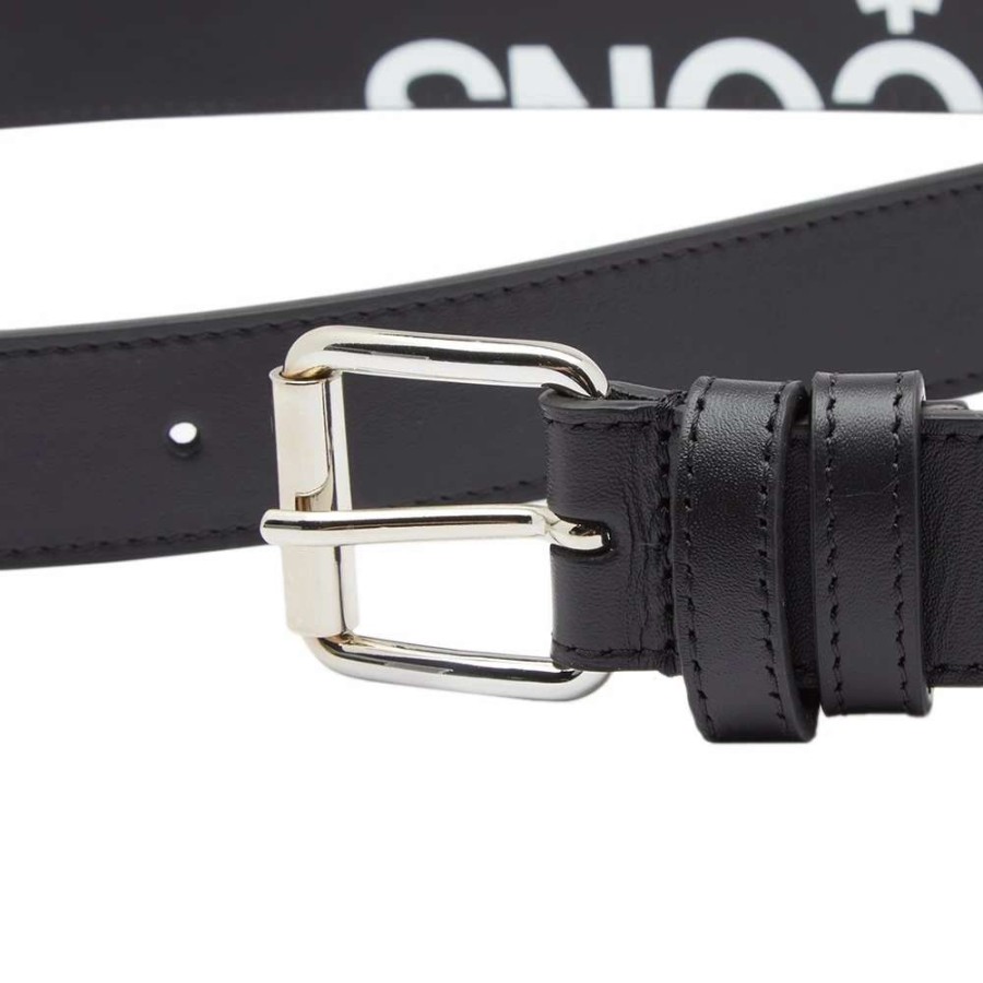 Accessories * | Comme Des Garcons Wallet Comme Des Garcons Huge Logo Belt