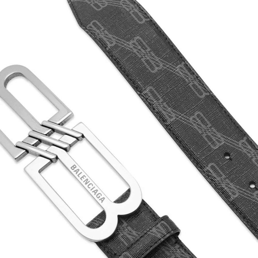 Accessories * | Balenciaga Bb Signature Logo Belt