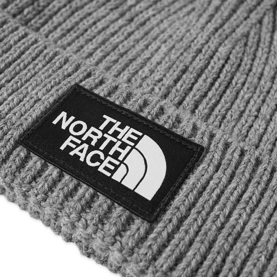 Accessories * | The North Face Logo Box Cuffed Beanie