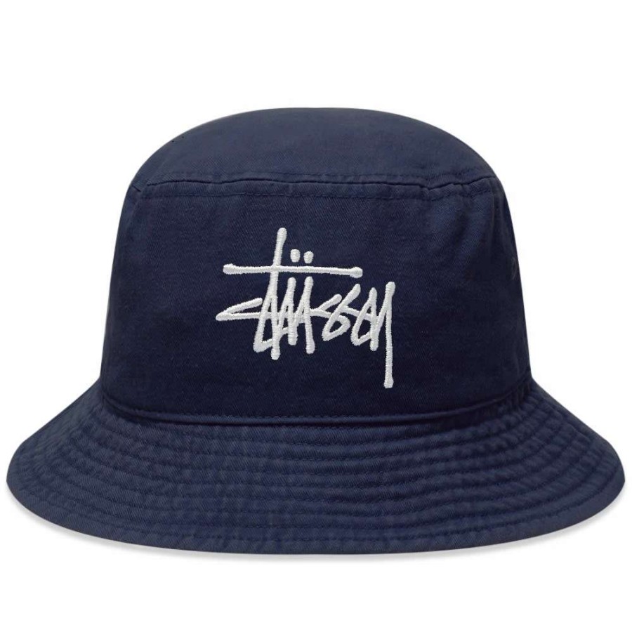 Accessories * | Stussy Brushed Big Basic Bucket Hat