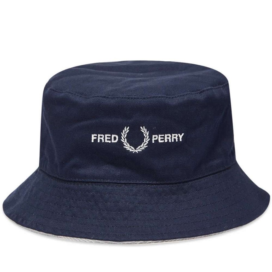 Accessories * | Fred Perry Reversible Bucket Hat