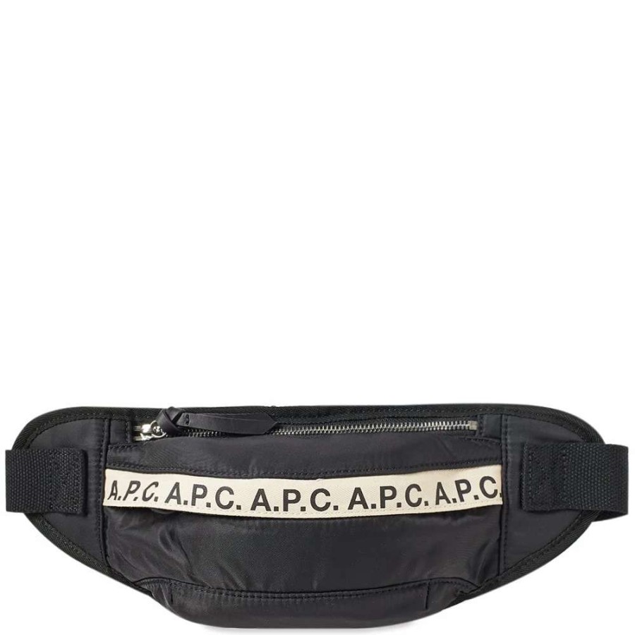 Accessories * | A.P.C. Lucille Tape Logo Waist Bag