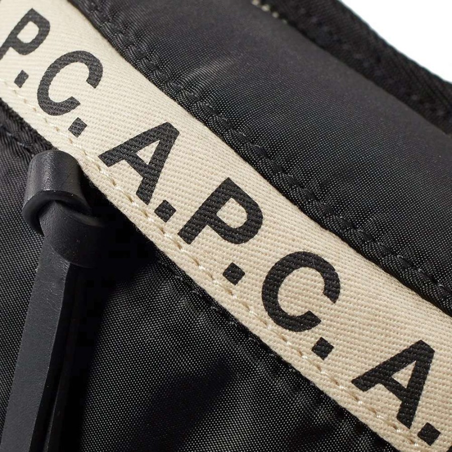 Accessories * | A.P.C. Lucille Tape Logo Waist Bag