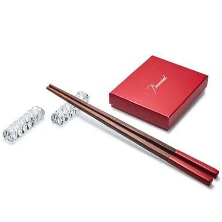 Table Accessories * | Baccarat Bambou Chopsticks Holder Set 2Pce