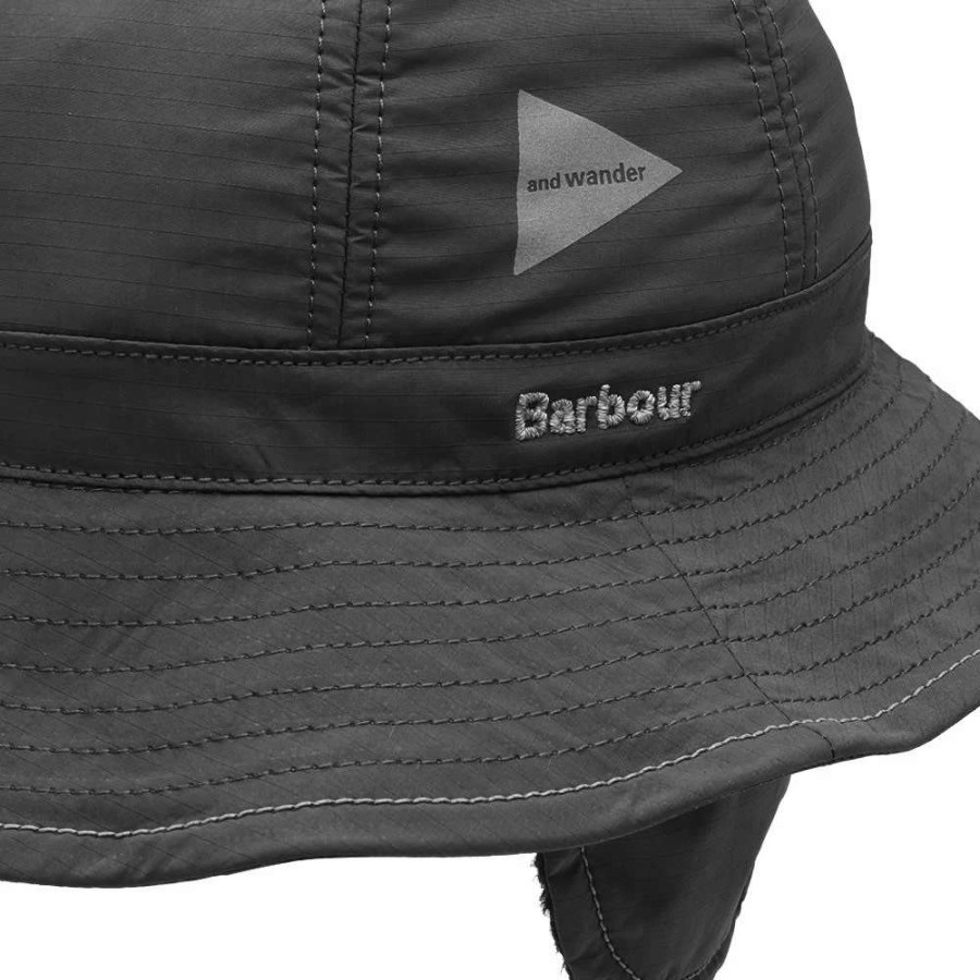 Accessories * | Barbour X And Wander Bucket Hat