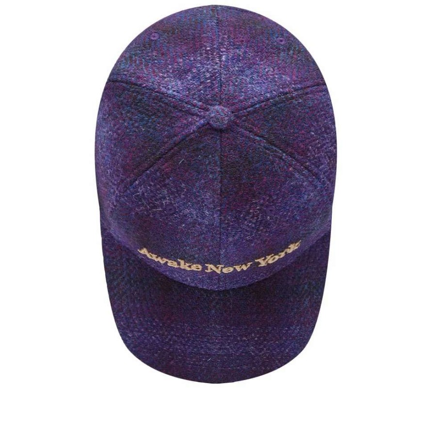 Accessories * | Awake Ny Harris Tweed 6 Panel Cap