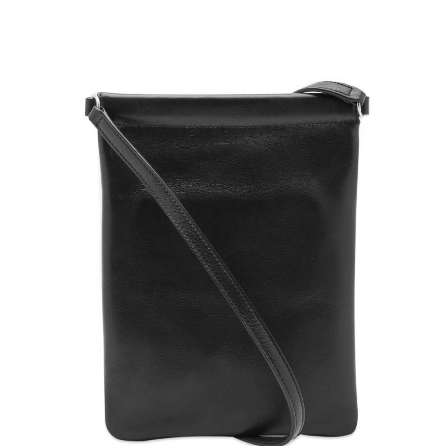 Accessories * | Saint Laurent Leather Flat Neck Bag