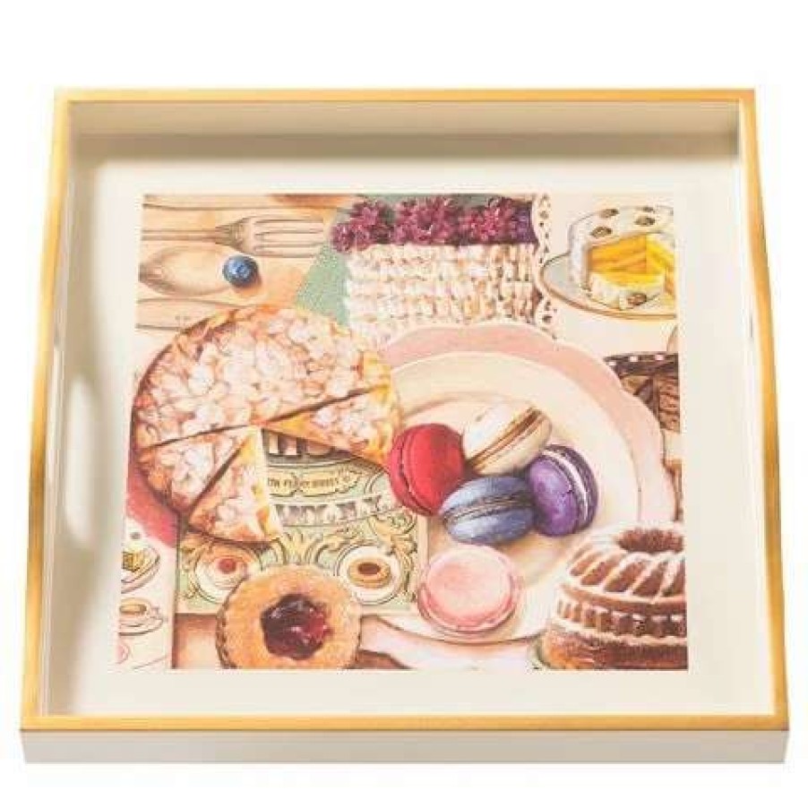 Table Accessories * | Whitelaw & Newton Cake Factory Tray Small Cream