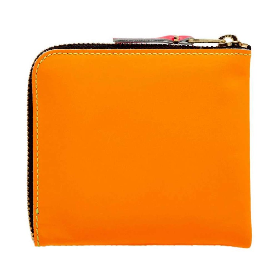 Accessories * | Comme Des Garcons Wallet Comme Des Garcons Sa3100Sf Super Fluo Wallet