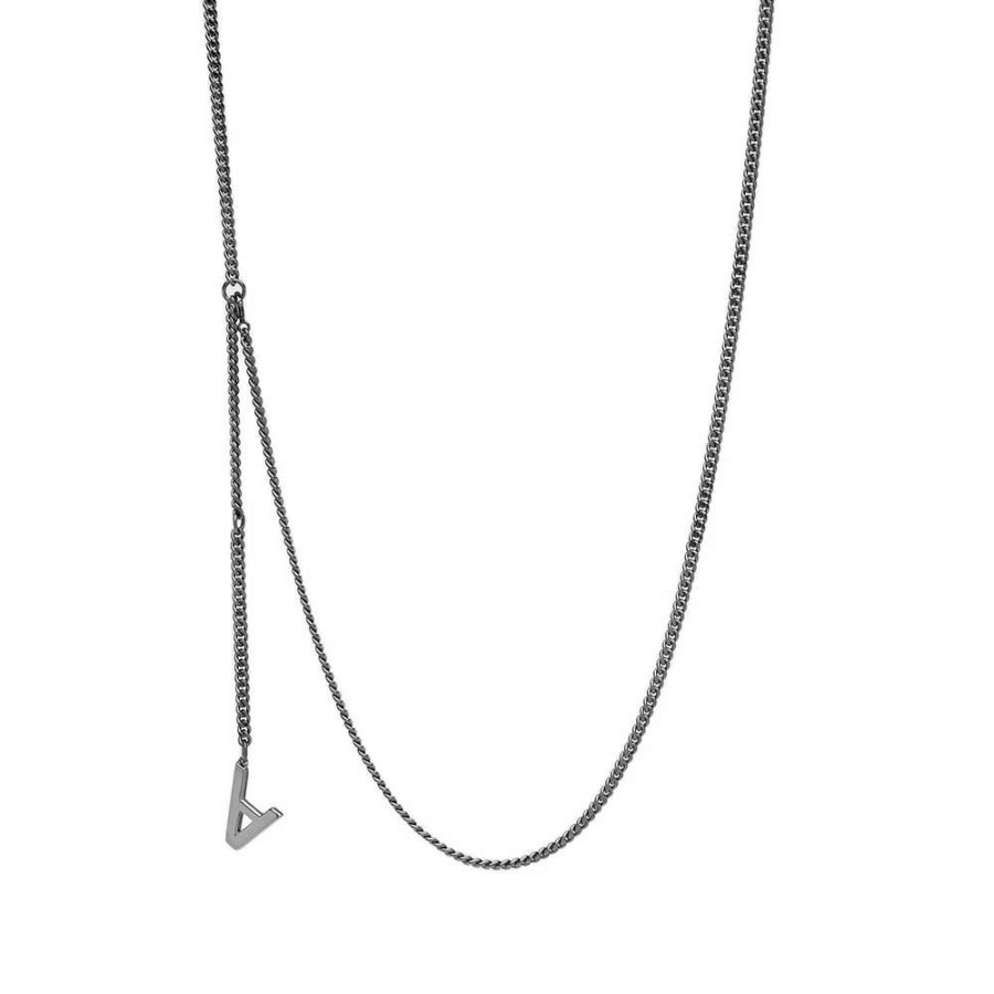 Accessories * | A.P.C. Logo A Necklace