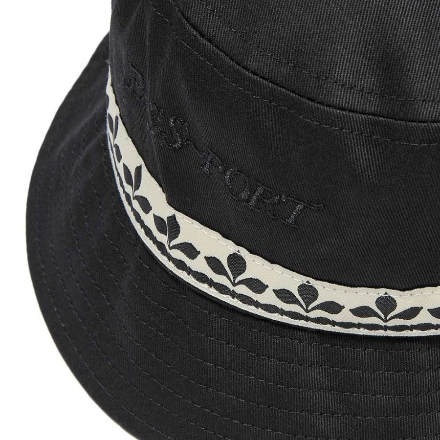 Accessories * | Pass~Port Ornate Ribbon Bucket Hat