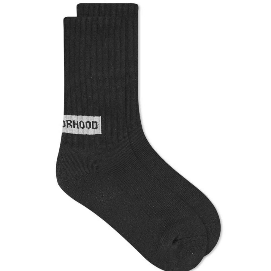 Accessories * | Neighborhood Logo Heel Sock