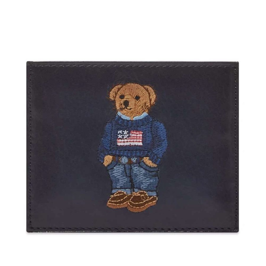 Accessories * | Polo Ralph Lauren Usa Bear Card Holder