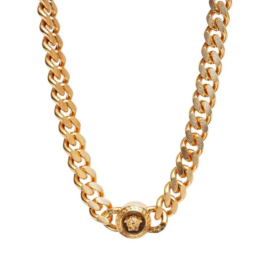 Accessories * | Versace Heavy Chain Necklace