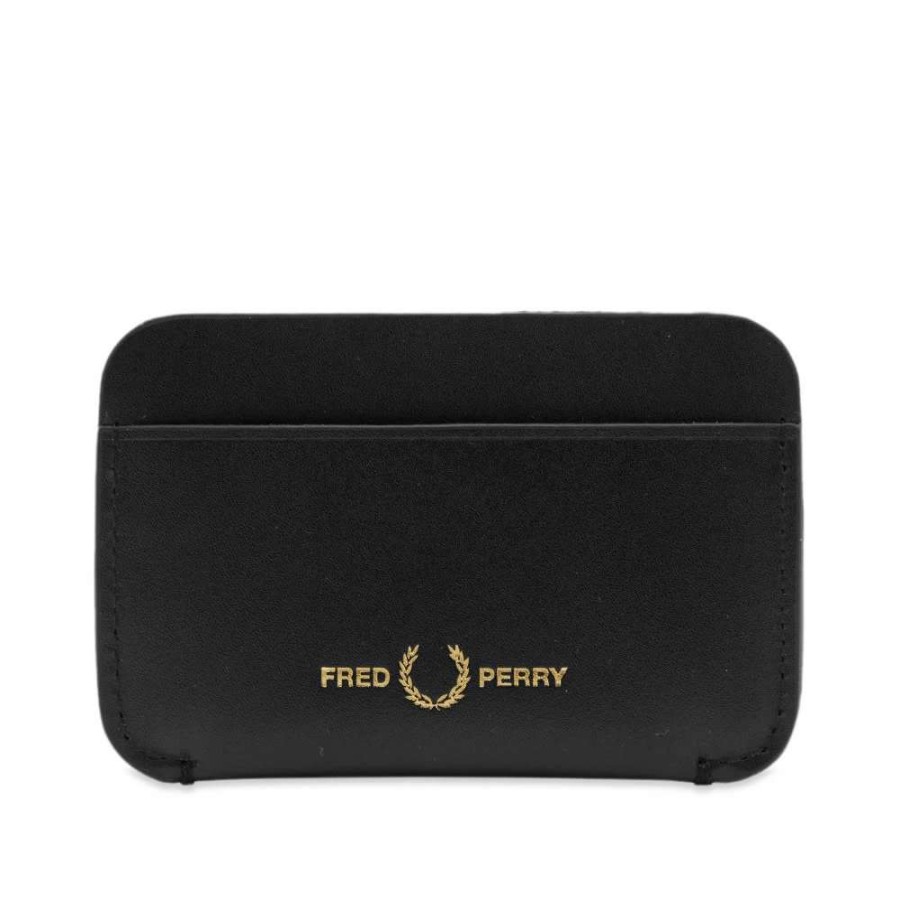 Accessories * | Fred Perry Burnished Leather Cardholder