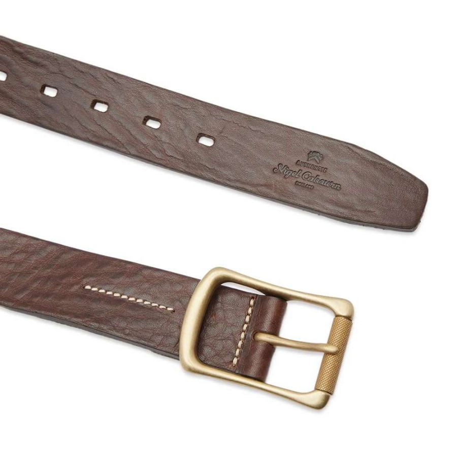 Accessories * | Nigel Cabourn 35Mm Military Roller Buckle Belt