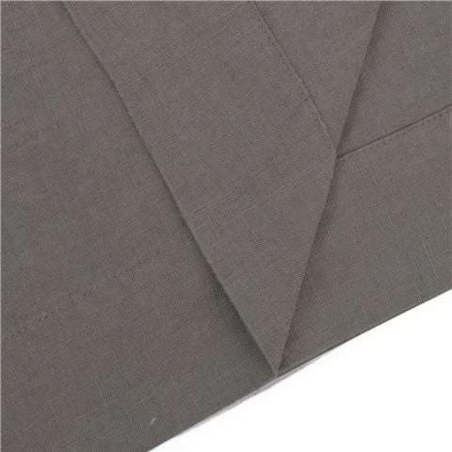 Table Accessories * | French Signature Linen Tablecloth 170X350Cm Dark Grey